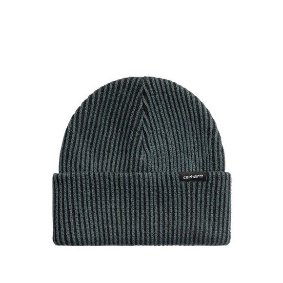 NWT Carhartt 'Pine' Euro Beanie Striped Beanie Blue and Black - Brand New w tags - Picture 5 of 5